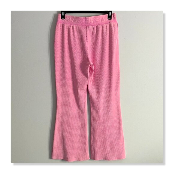 Sunnyside by Sundry Waffle Wide Leg Pants Sz L NWOT - Picture 8 of 11